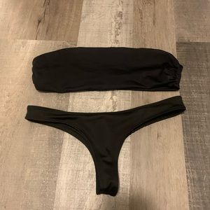 coulbourne black bathing suit